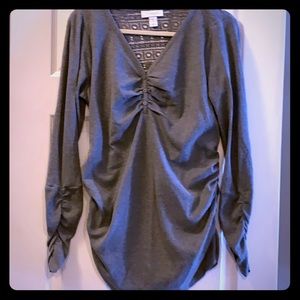 Motherhood maternity long sleeve shirt
